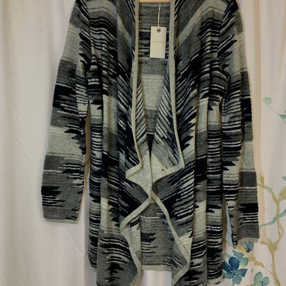 Lucky Brand Pattern Cardigan - Picture 8 of 8